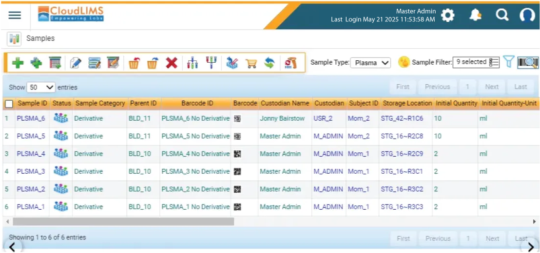 Clinical Research LIMS Clinical Research LIMS